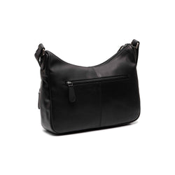 Leather Shoulder Bag Black Valenora