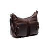 Leather Shoulder Bag Brown Valenora