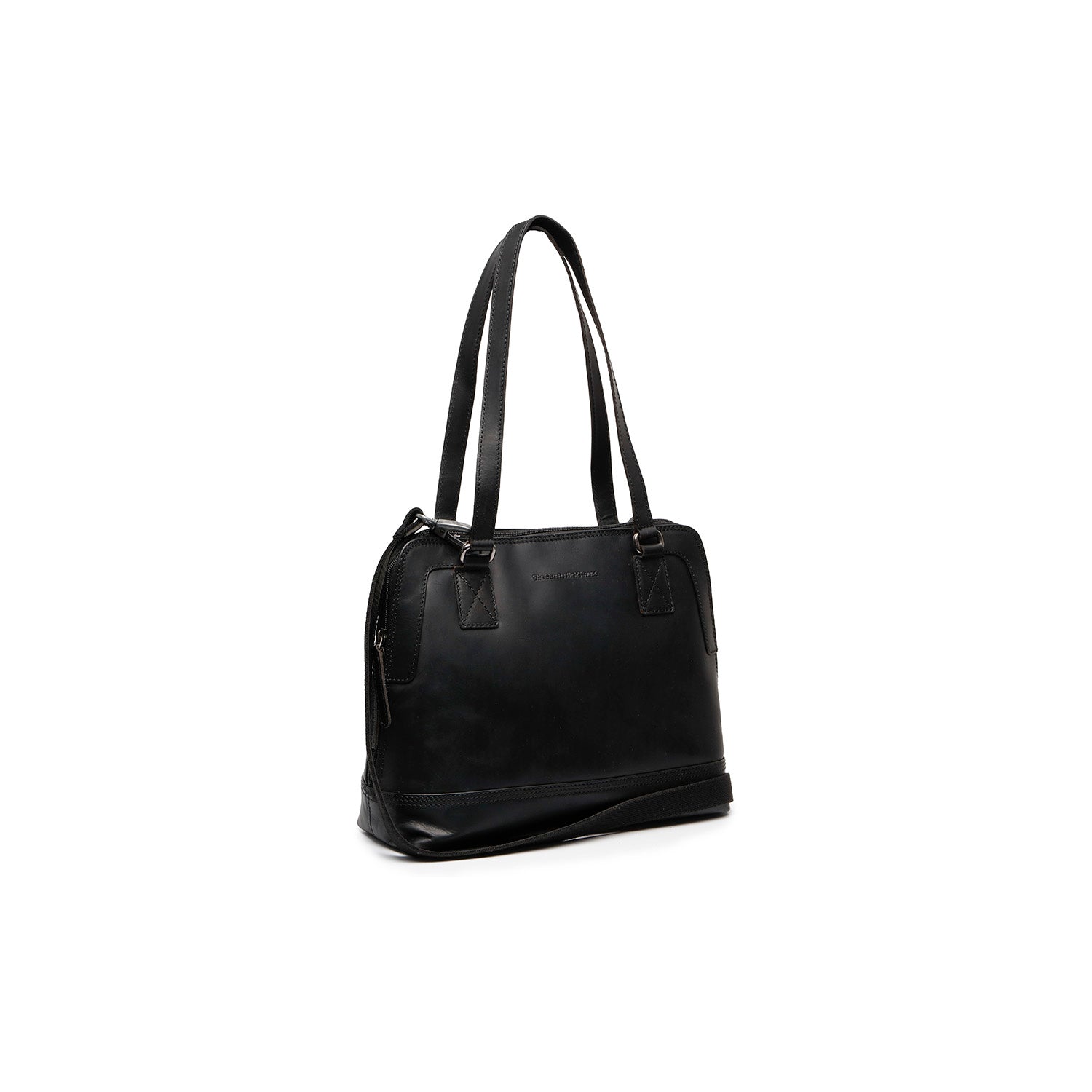 Leather Shoulder Bag Black Seron