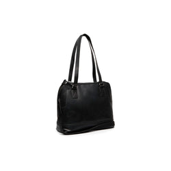Leather Shoulder Bag Black Seron