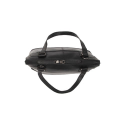 Leather Shoulder Bag Black Seron