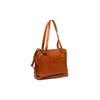 Leather Shoulder Bag Cognac Seron