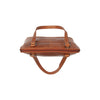 Leather Shoulder Bag Cognac Seron