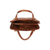 Leather Shoulder Bag Cognac Seron