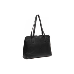 Leather Shoulder Bag Black Elvar
