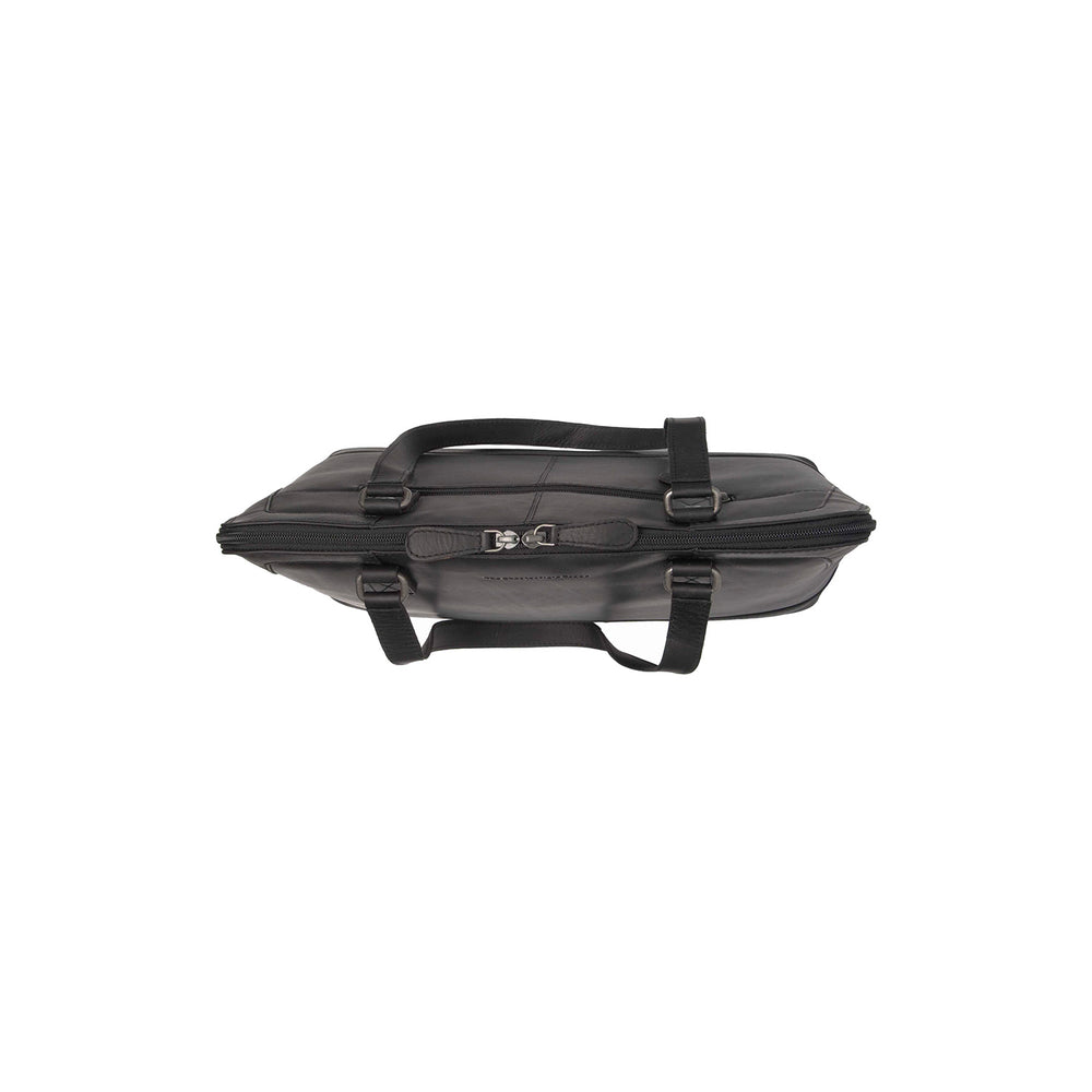Leather Shoulder Bag Black Elvar