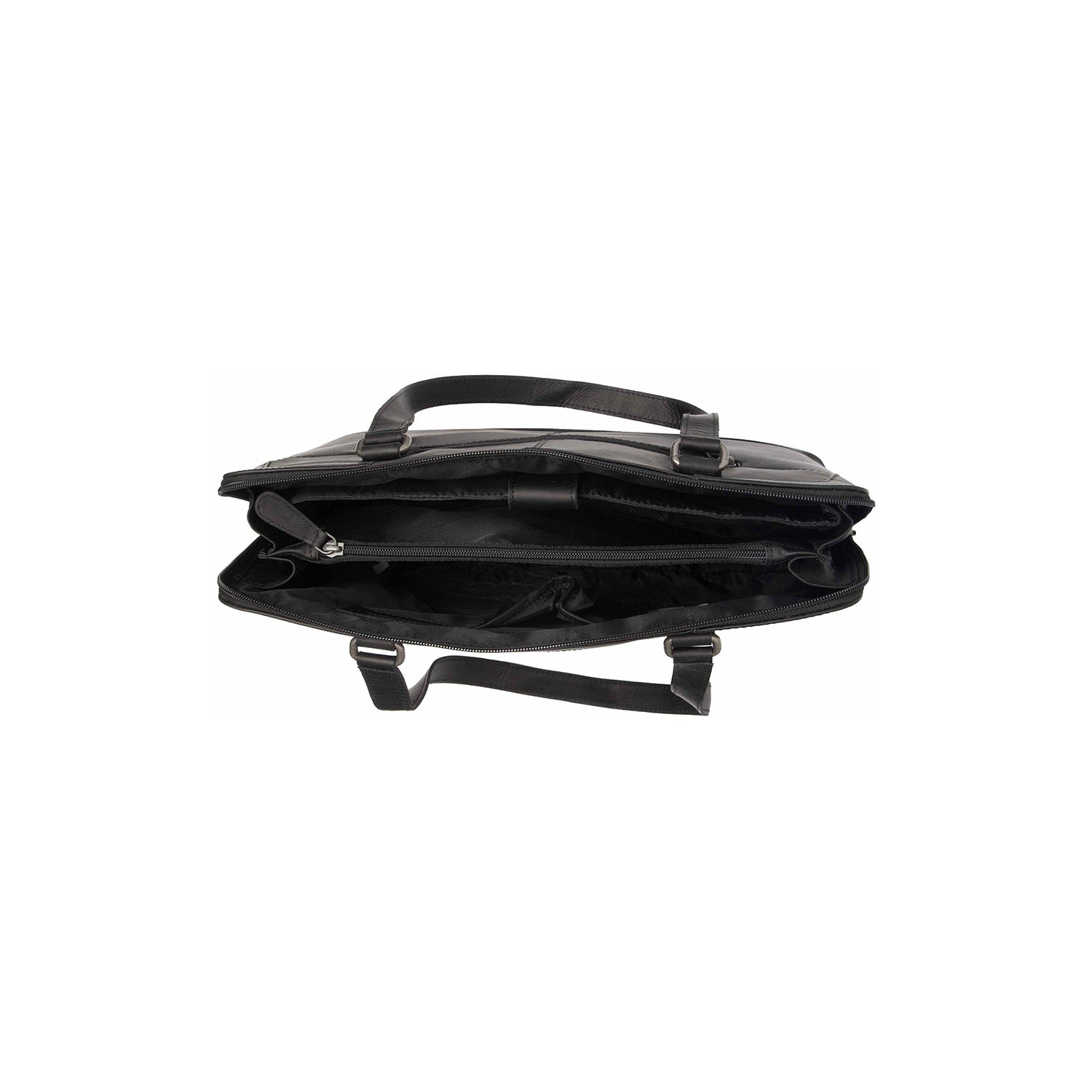 Leather Shoulder Bag Black Elvar