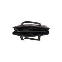 Leather Shoulder Bag Black Elvar