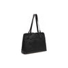 Leather Shoulder Bag Black Elvar