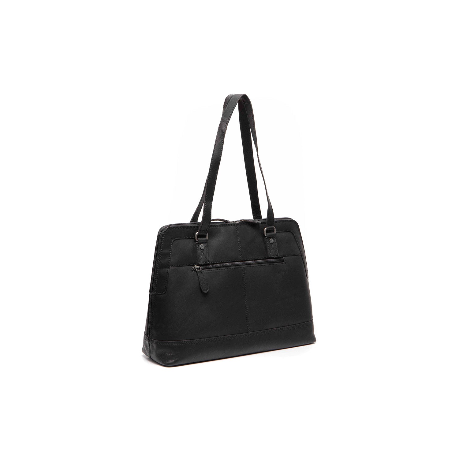 Leather Shoulder Bag Black Elvar