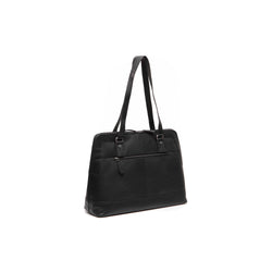 Leather Shoulder Bag Black Elvar