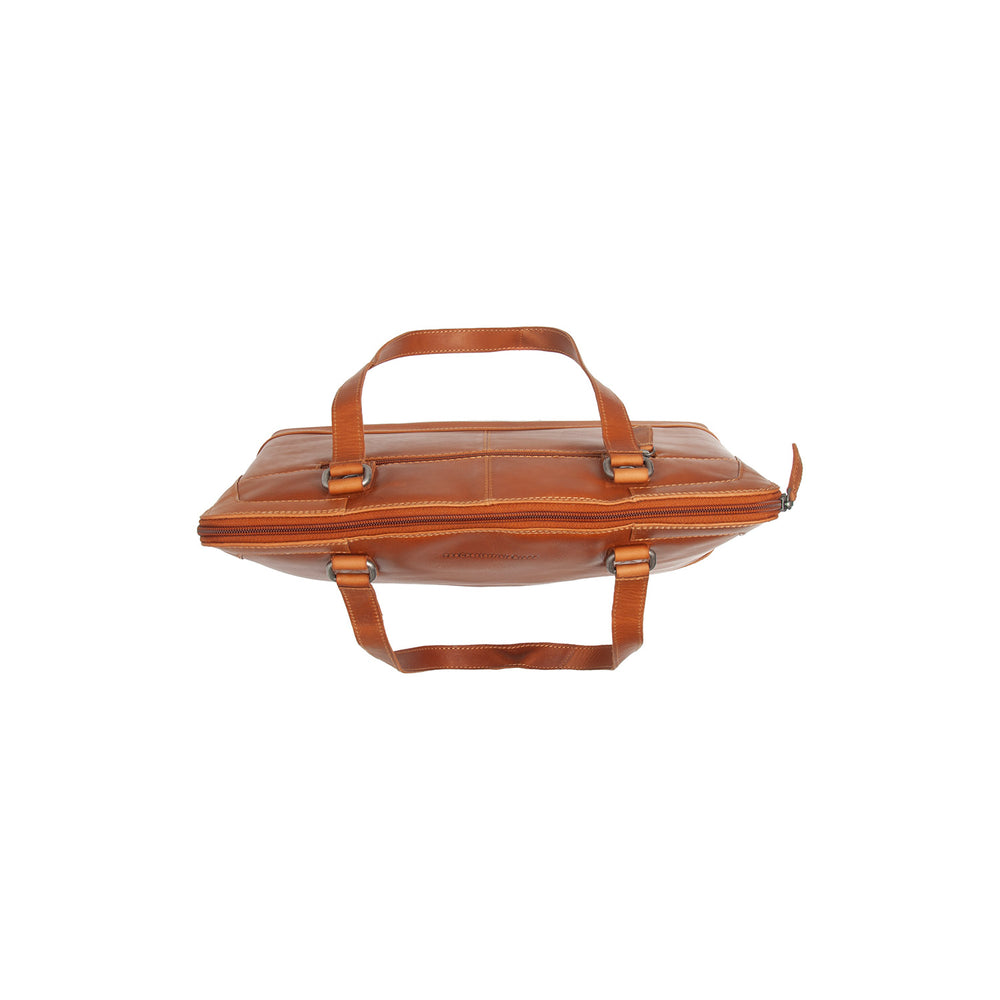 Leather Shoulder Bag Cognac Elvar