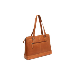 Leather Shoulder Bag Cognac Elvar