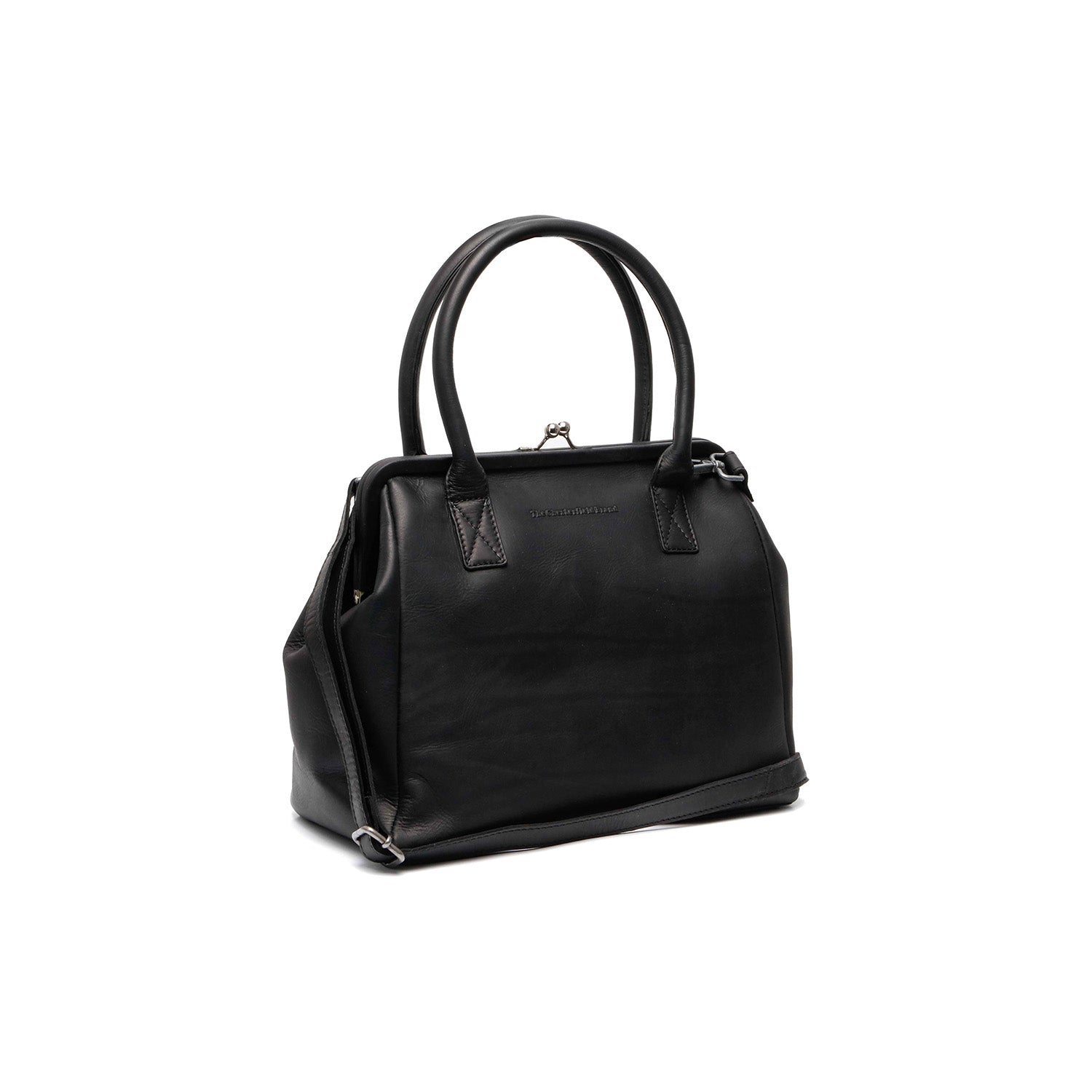 Leather Shoulder Bag Black Dorin