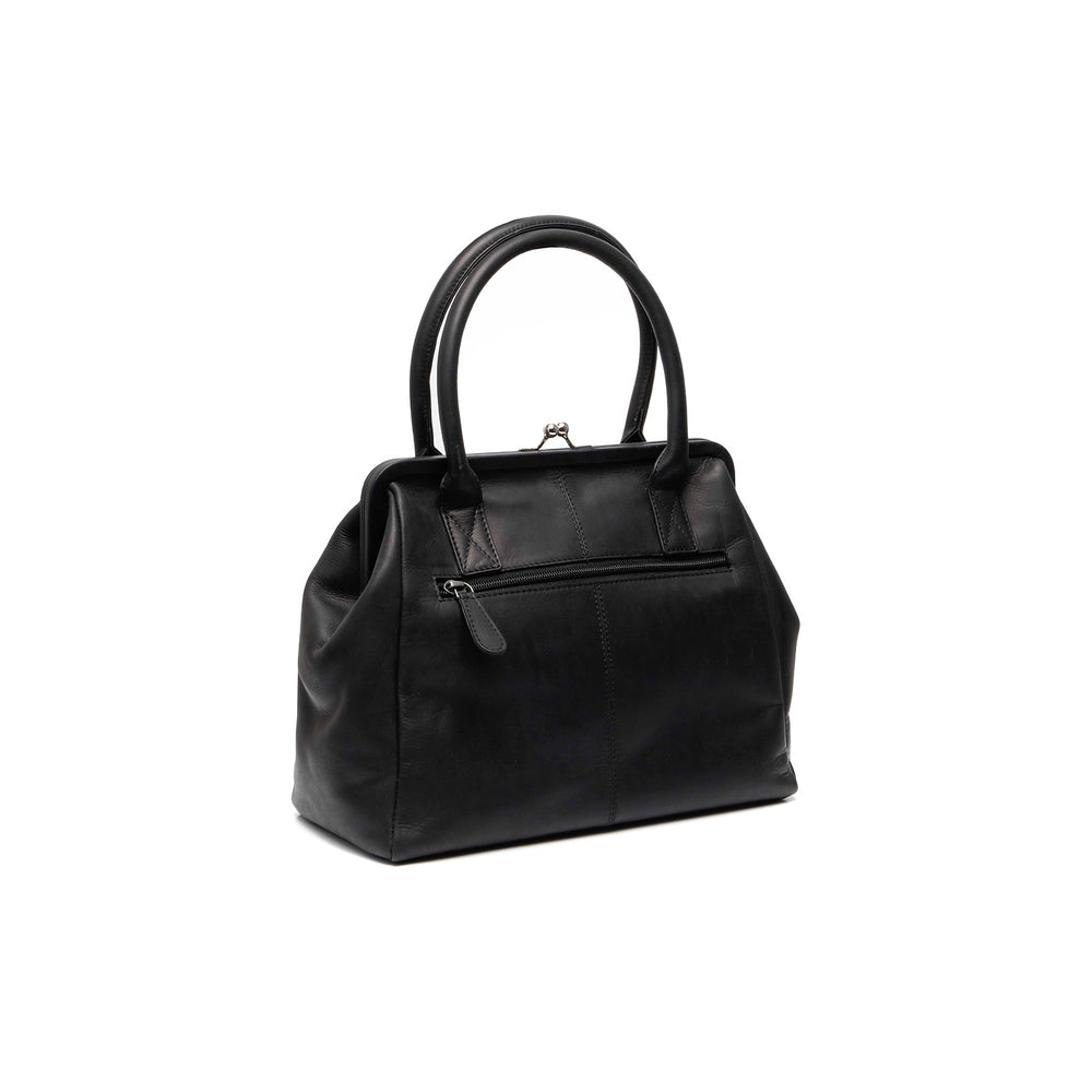 Leather Handbag Black Dorin