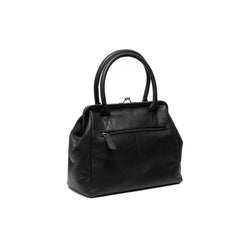 Leather Shoulder Bag Black Dorin
