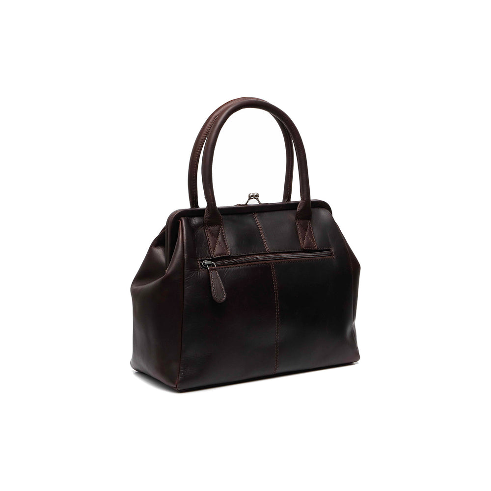 Leather Handbag Brown Dorin