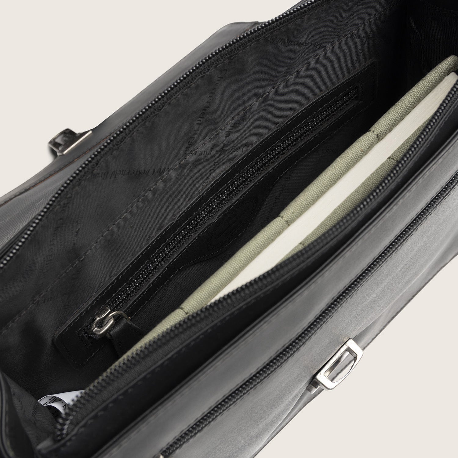 Leren Crossbody Tas Zwart Lunor