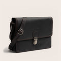 Sac Bandoulière en Cuir Marron Lunor