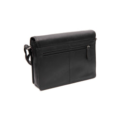 Leather Shoulder Bag Black Lunor