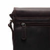 Leather Shoulder Bag Brown Lunor