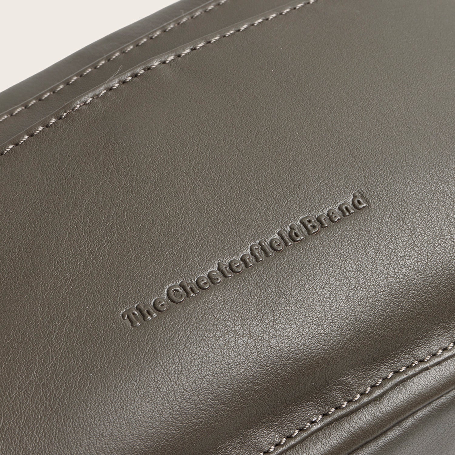 Leather Shoulder Bag Clay Grey Liora