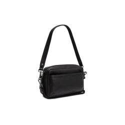 Leather Shoulder Bag Black Liora