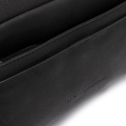 Leather Shoulder Bag Black Liora