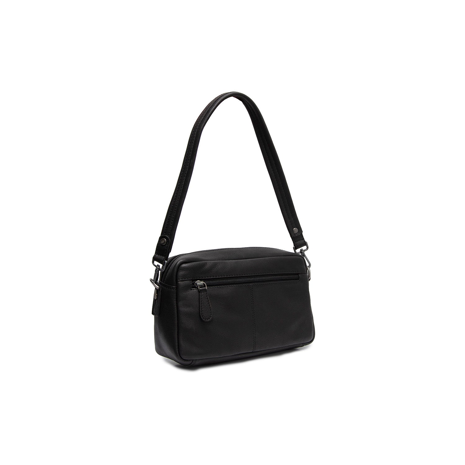 Leather Shoulder Bag Black Liora