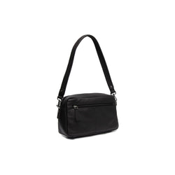 Leather Shoulder Bag Black Liora