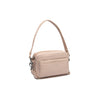 Leather Shoulder Bag Beige Liora