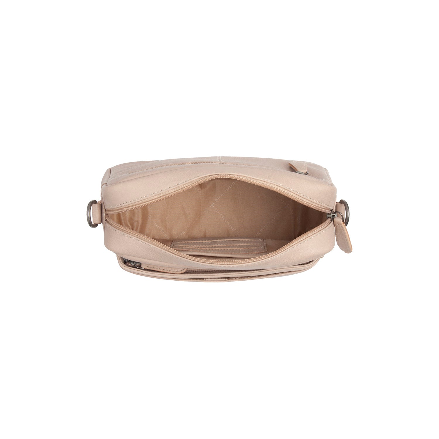 Leather Shoulder Bag Beige Liora