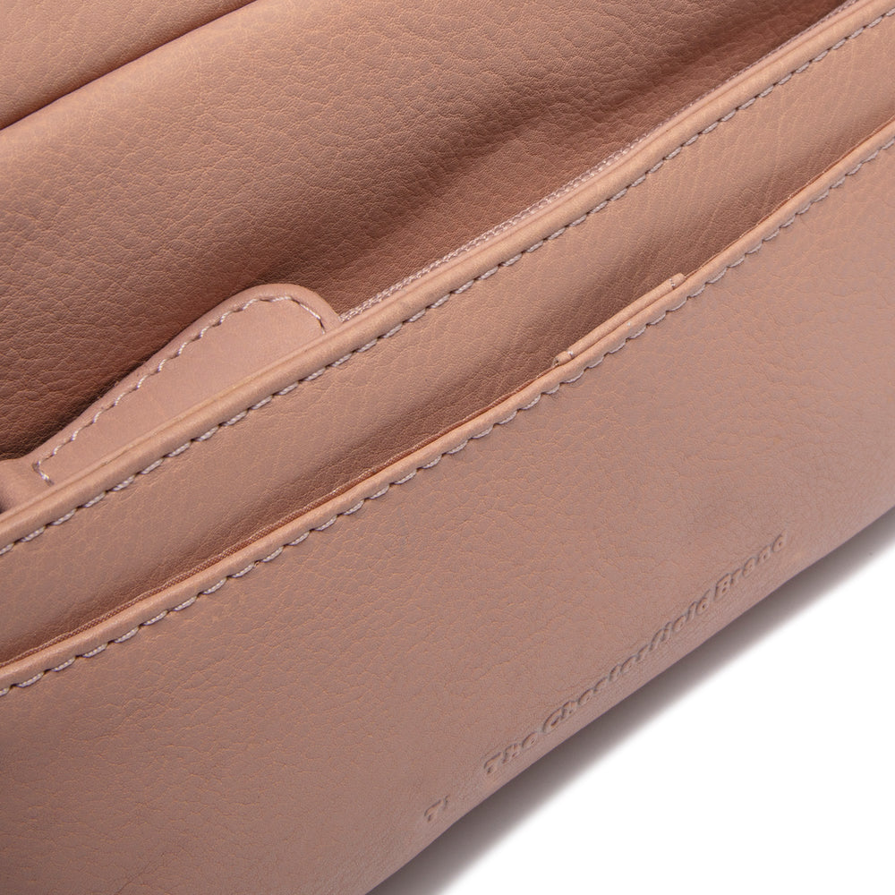 Leather Shoulder Bag Vintage Rose Liora