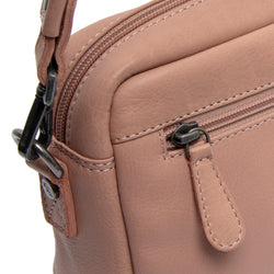 Leather Shoulder Bag Vintage Rose Liora