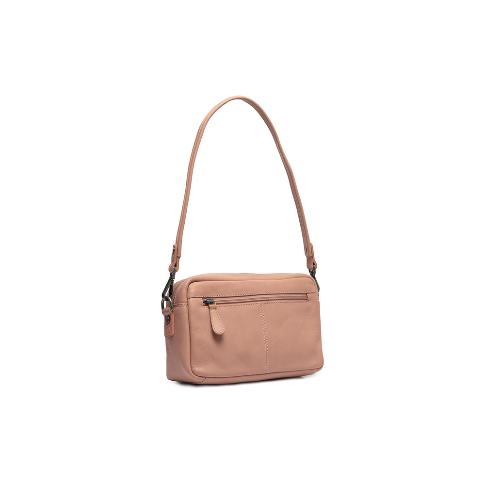 Leather Shoulder Bag Vintage Rose Liora