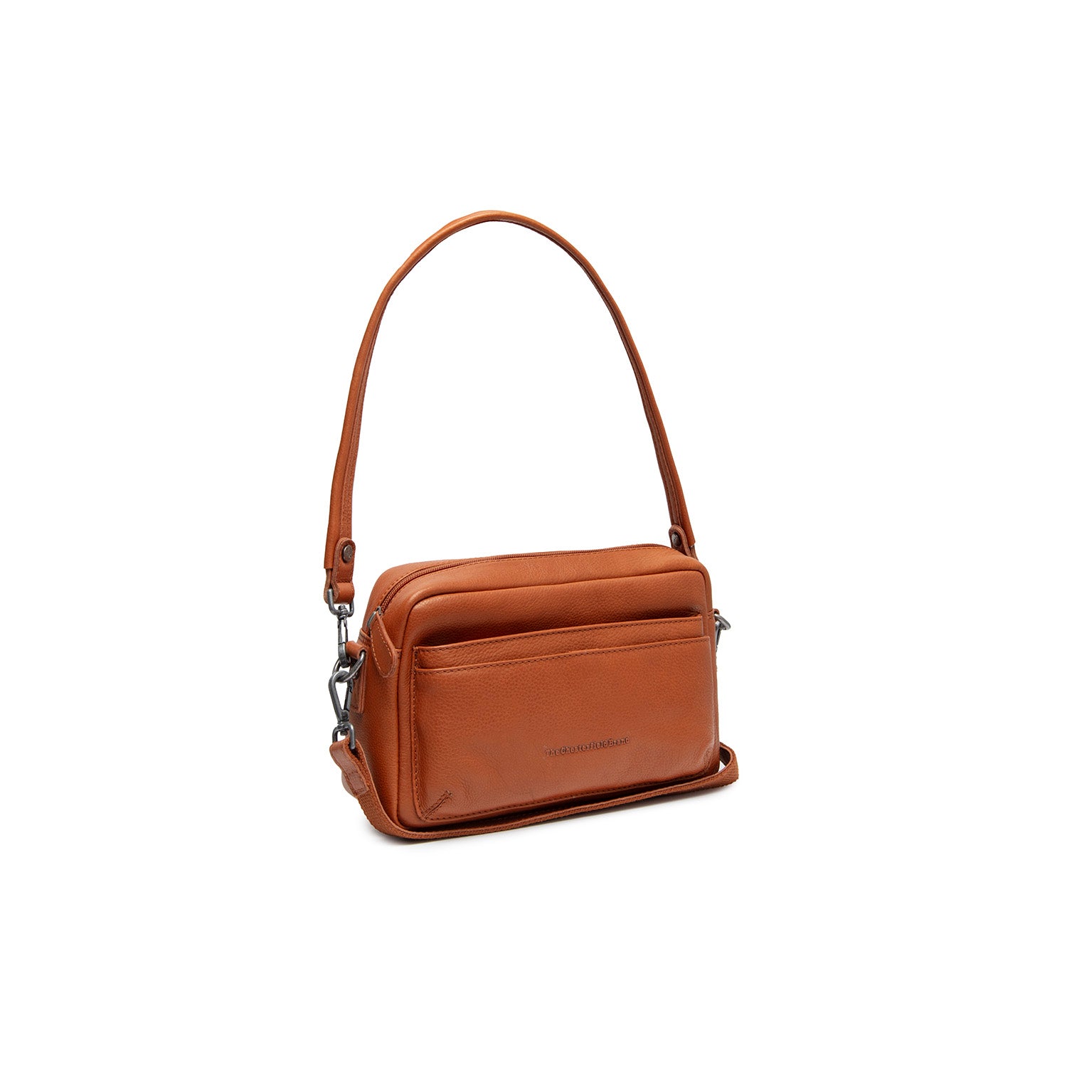 Leather Shoulder Bag Cognac Liora