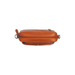 Leather Shoulder Bag Cognac Liora