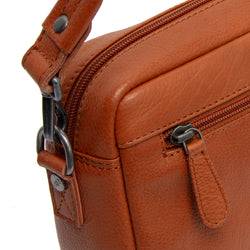 Leather Shoulder Bag Cognac Liora