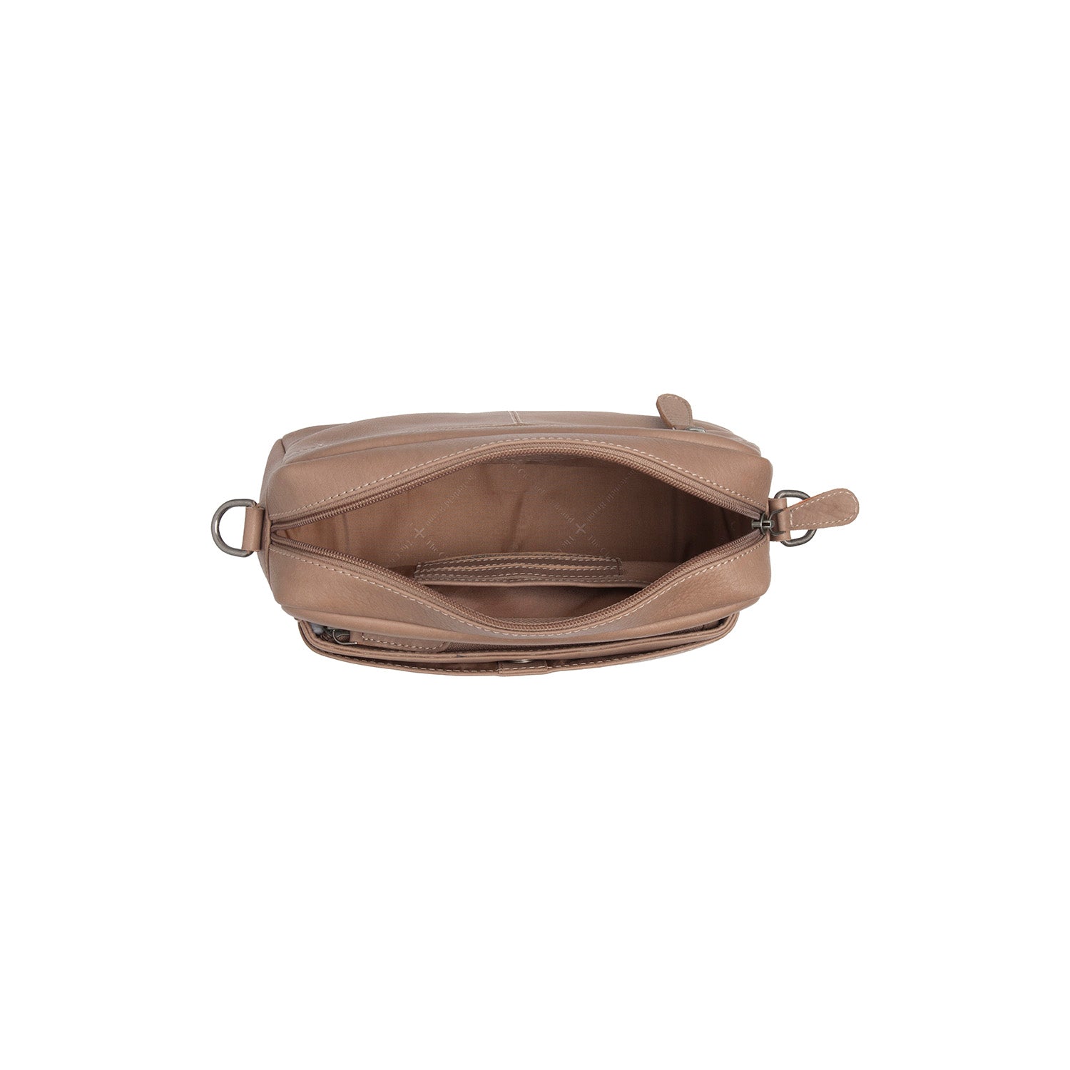 Leather Shoulder Bag Taupe Liora