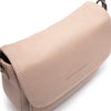 Leather Shoulder Bag Beige Miloa