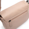 Leather Shoulder Bag Beige Miloa