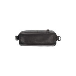 Leather Shoulder Bag Black Miloa