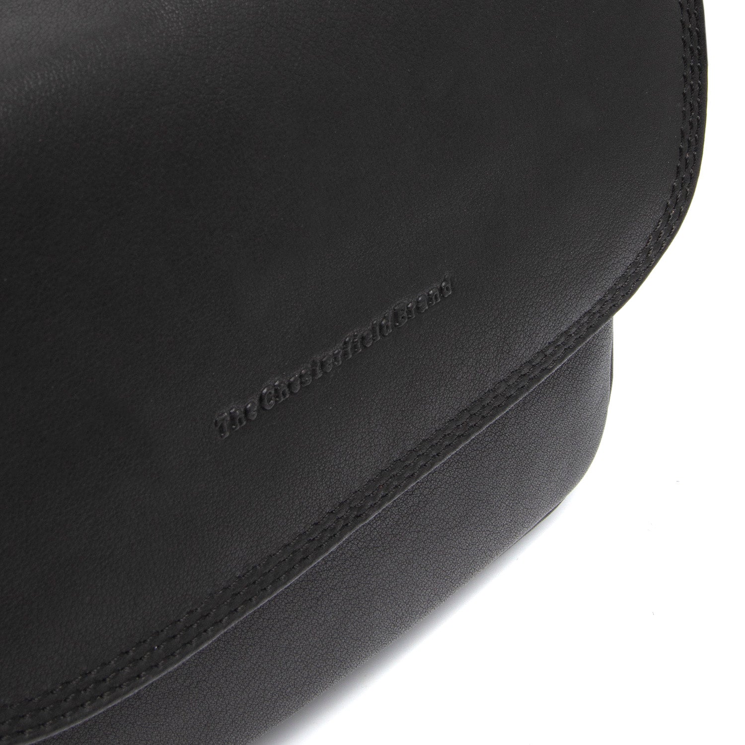 Leather Shoulder Bag Black Miloa