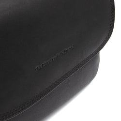 Leather Shoulder Bag Black Miloa