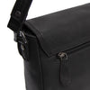 Leather Shoulder Bag Black Miloa