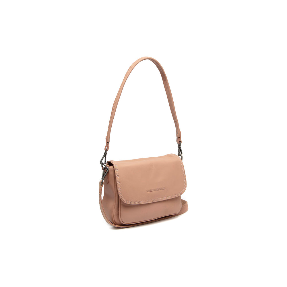 Leather Shoulder Bag Vintage Rose Miloa