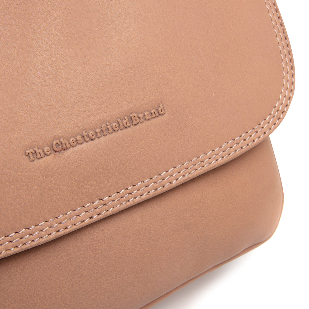 Leather Shoulder Bag Vintage Rose Miloa