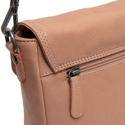 Leather Shoulder Bag Vintage Rose Miloa