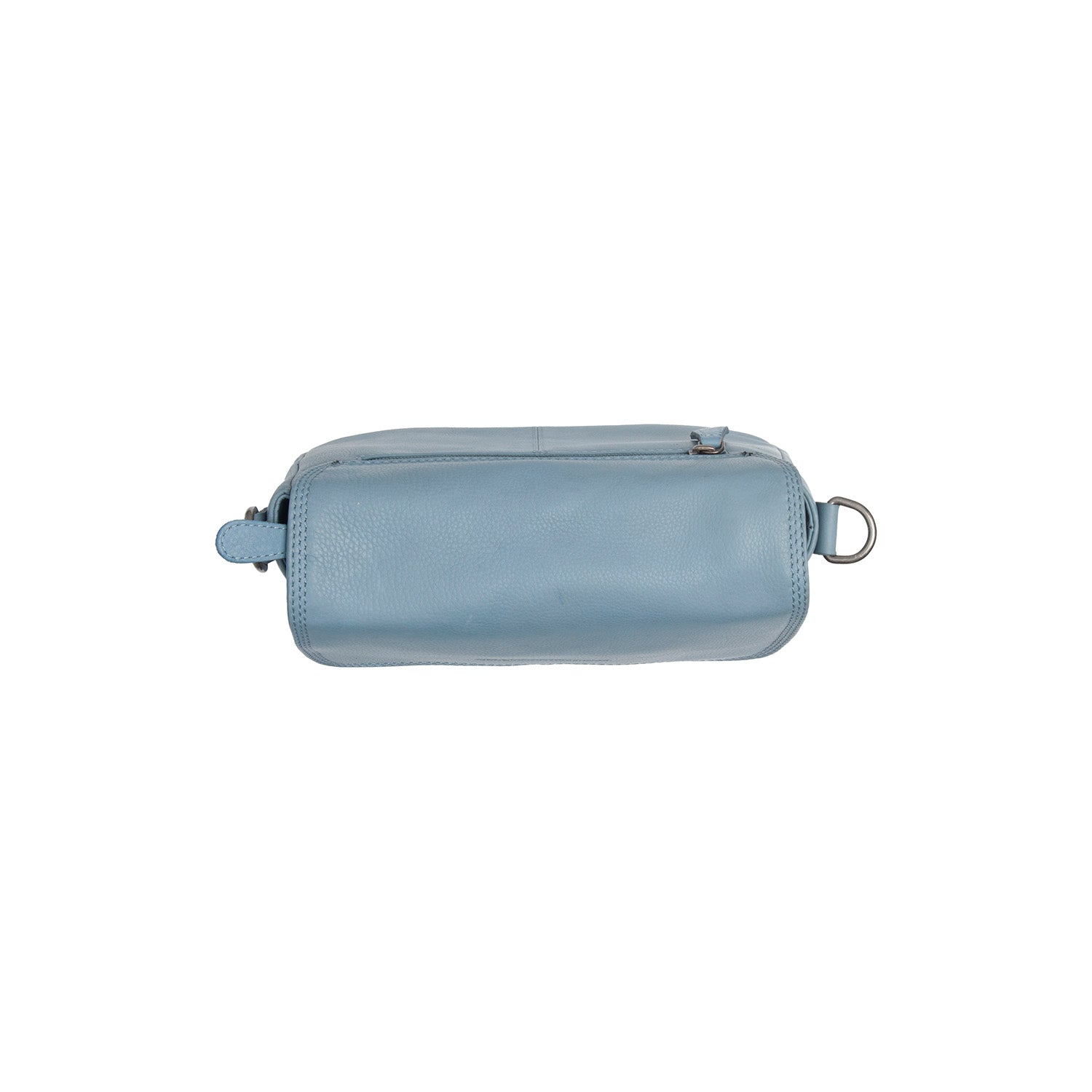 Leather Shoulder Bag Sky Blue Miloa