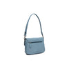 Leather Shoulder Bag Sky Blue Miloa